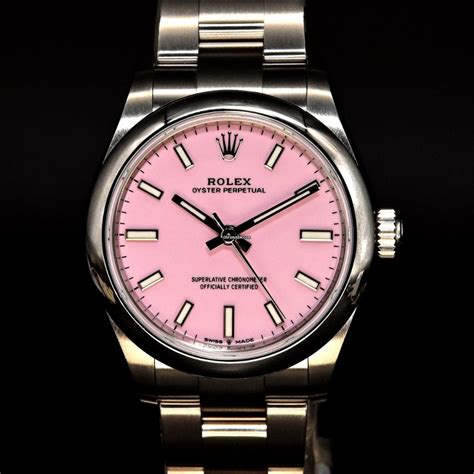 rolex candy pink 31|Rolex blue grape dial.